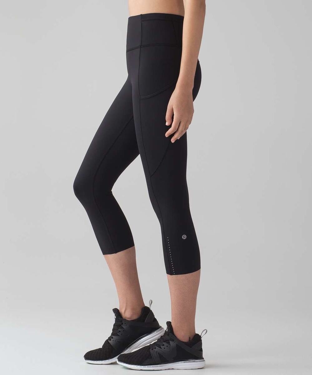 Lululemon Fast & Free Crop II Legging Nulux 19" Inseam Black